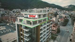 Victoria Residence Budva  Penthouse 200m2 for sale [upl. by Odo165]