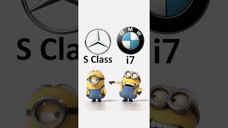 BMW i7 vs Mercedes S class funny car automobile asmr sportscards tiktok money bmw mercedes [upl. by Crudden121]