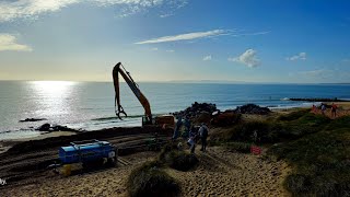 Bournmouth Beach Bob the Builder  DJI mini 3 pro 4K [upl. by Aihtenak421]