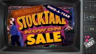 Goldmark Stocktake Sale Commercial 1991 [upl. by Russi]