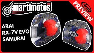 Preview  Arai RX 7V Evo Samurai [upl. by Oeak]