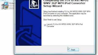 شرح تنصيب وإستخدام برنامج FLV to AVI MPEG WMV 3GP MP4 iPod Converter [upl. by Derman41]