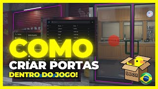 COMO CRIAR PORTAS DENTRO DO FIVEM  MRI QBOX BASE NOVA CHEGANDO PRA VCS [upl. by Chelsea]