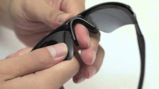 Oakley Half Jacket 20 XL Sunglasses Lenses ReplacementInstallationRemoval By Walleva [upl. by Ahsiekim418]