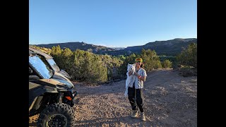 CF Moto ZForce 950 Sport 4 with First Timer Taking on water and enjoying the trails near Santa Fe NM [upl. by Sibelle]