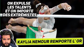 JO Paris 2024  rejetée par la fédération française Kaylia Nemour remporte l’or avec l’Algérie [upl. by Buskus]