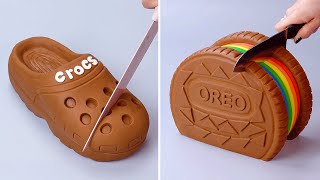 So Yummy 3D Fondant OREO Cake Decorating  Perfect Realistic Idea  Cake Hacks [upl. by Fiann]