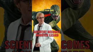 SCIENTIST बन गया बड़ी छिपकली 🤢  shorts marvel ytshorts movie [upl. by Elletnuahs400]