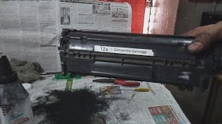 12a toner cartridge refilling [upl. by Madelon977]