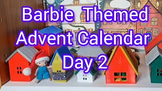 Barbie Themed Advent Calendar  Day 2  its a tiny one [upl. by Rhetta]