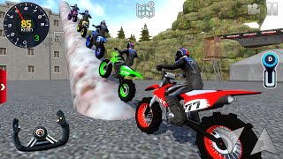 Impossible Bike Stunts Driving  Dirt Bikes Racing Simulator 2024  Android  IOS gameplay FHD [upl. by Blackburn912]