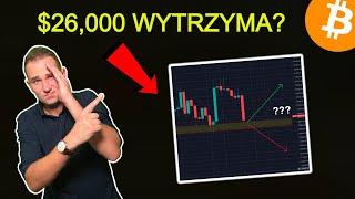 Bitcoin Za 26000 Co Dalej🔴 Kryptowaluty Wiadomości [upl. by Mat]