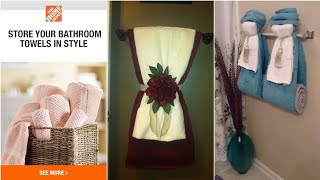 100 Latest Ideas For Bathroom TowelsTowels Captivating Ideas for Bathroom Towel Home Decor [upl. by Kaleb]