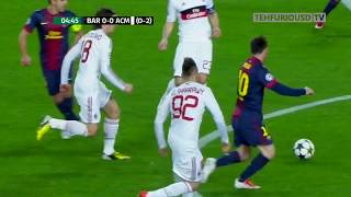 FC Barcelona vs AC Milan 40 Highlights with English Commentary UCL 201213 [upl. by Ecilegna]