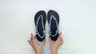 how to make flip flops into slippersdiy flip flops [upl. by Brenden]