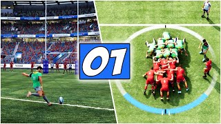 Rugby Challenge 4 quotHow To Playquot Gameplay OUR FIRST MATCH Saracens Vs Harlequins  Episode 1 [upl. by Ihana]