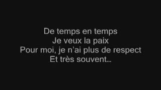 Grégory Lemarchal De Temps en Temps Lyrics [upl. by Wj]