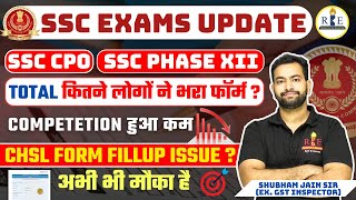 SSC CPO 2024 amp Selection Post phase XII registered forms Competition in exam SSC Latest updates [upl. by Nilorac467]