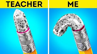 VIRAL TikTok ART HACKS amp SCHOOL DIY IDEAS  Funny Painting Hacks amp Awesome Art Ideas by 123 GO Like [upl. by Ahsenot]