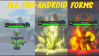 All BioAndroid Forms Showcase In DB Heroes Awakening [upl. by Steinke478]