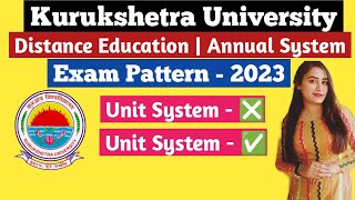 kuk exam pattern 2023  kuk updates  kuk news today [upl. by Ysiad]