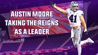 KState linebacker Austin Moore on being the quotold guyquot on the team [upl. by Floro]