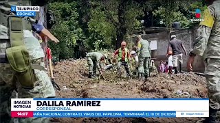 Continúan los trabajos de remoción de escombros en Tejupilco  Noticias con Crystal Mendivil [upl. by Siraf257]