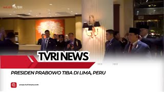 Presiden Prabowo Tiba di Peru untuk Hadiri KTT APEC [upl. by Ennaerb]