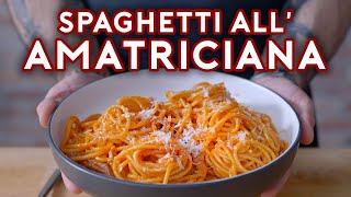 Binging with Babish Pasta AllAmatriciana from Eat Pray Love [upl. by Nidia]