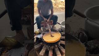 ⚡⚡ Ghevar Sweet Making Process⚡⚡ shorts telugufoodie esangathulu streetfood foodie omelette [upl. by Dolf872]