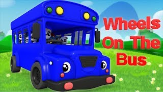 Bao Panda Wheels On The Bus  Blue Bus Song  Nursery Rhymes Songs For Baby  Kids Rhyme [upl. by Allyn343]