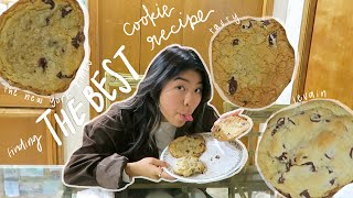 testing the BEST chocolate chip cookie recipe  Levain Tasty or New York Times [upl. by Ainotna]