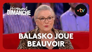 Josiane Balasko  quotJe noserais jamais dire des grossièretés comme ça  quotVivement Dimanche 422018 [upl. by Torosian]