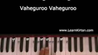 Learn Waheguru Vaheguroo Vaheguru on Vaja harmonium Keertan Naam Simran SP 1 withSaReGa [upl. by Lleoj]