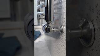 How to swap towel rail valves out the wall asmr diy howto subscribe youtubeshorts tools [upl. by Eanel]