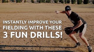 3 SIMPLE Baseball Fielding Drills For Youth Players [upl. by Yttisahc]