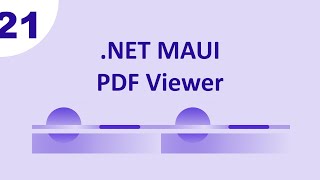 MAUI  Syncfusion  PDFViewer Control [upl. by Ahsinelg]