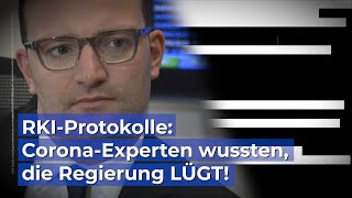 RKIProtokolle CoronaExperten wussten die Regierung lügt [upl. by Naerol36]