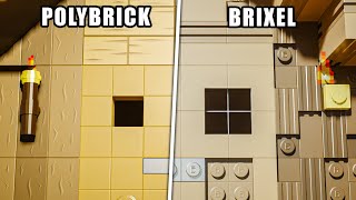 BRIXEL vs POLYBRICK TEXTURE COMPARISON  Minecraft Java Edition [upl. by Youlton963]