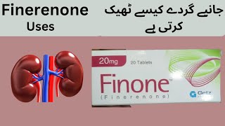 Finone Tab uses Finerenone tab uses in urduhindi kidneydisease heartattack [upl. by Barimah571]