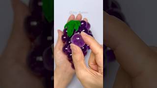 포도 말랑이 만들기🍇 Grape Squishy DIY with Nano Tape 실리콘 테이프🤣 [upl. by Nibur694]