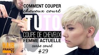 Tuto coiffure Coupe de cheveux tendance HAIR France TV [upl. by Chema]