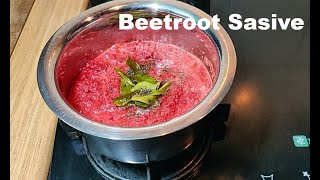 Beetroot Sasive Udupi Style recipe [upl. by Baudoin]