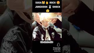 Suga rock 🔥jungkook shocked😱😅bts love taekook yoonmin v [upl. by Elstan]