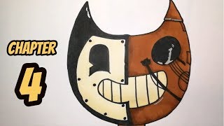 How To Draw Animatronic Bendy From Bendy And The Ink Machine Chapter 4 [upl. by Calysta]