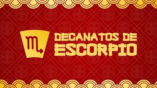 Los tres decanatos de escorpio fechas ♏ [upl. by Auahsoj795]