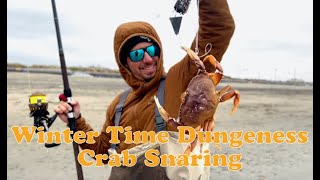 Winter OG crab snaring for Tasty Dungeness Crabs [upl. by Soma]