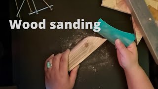 Asmr  wood sanding no talking guaranteed tingles 💯 [upl. by Jarrow]