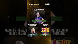 Estos son TODOS los ganadores del BALÓN DE ORO 2024 [upl. by Camilo828]