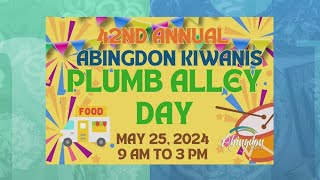 42nd annual Abingdon Plumb Alley Day this weekend [upl. by Greenland]